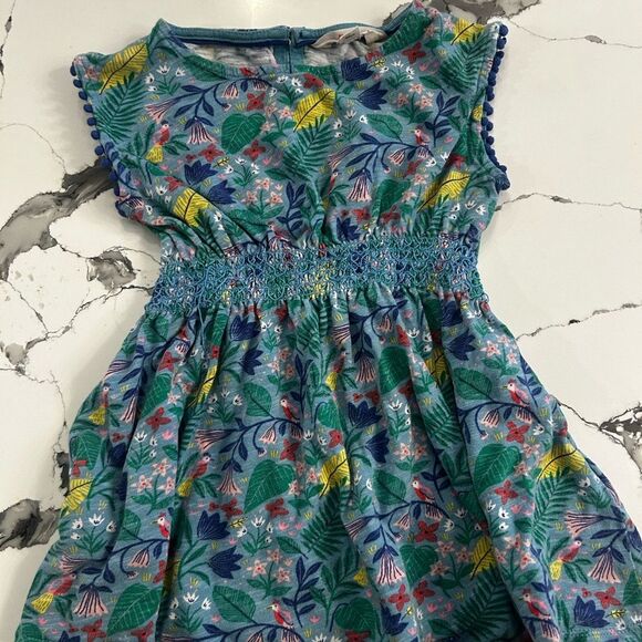 Mini Boden Blue Floral Kids Dress - Picture 2 of 5